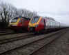 221 109 plus HST at Hinksey Yard 